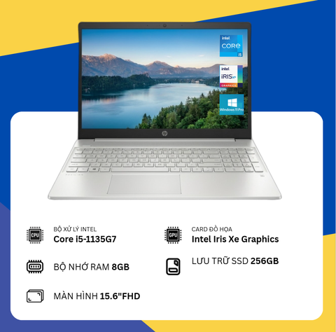 HP Pavilion 15-eg0xxx (i5-1135G7/8G RAM/256GB SSD/15.6" FHD)