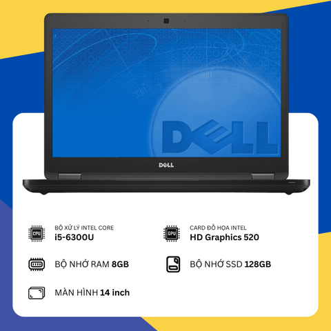 Dell Latitude 5480 (i5-6300U/8GB RAM/SSD 128GB/14")