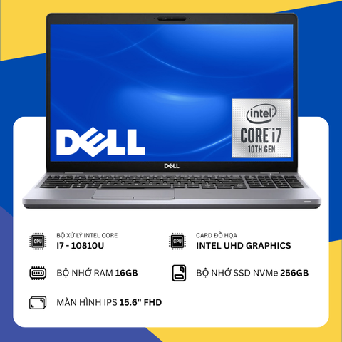 Dell Latitude 5510 (i7-10810U/16GB RAM/SSD 256GB/15.6" FHD)