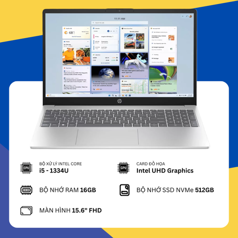 HP 15-fd0235TU (i5-1334U/16GB RAM/SSD 512GB/15.6"FHD)