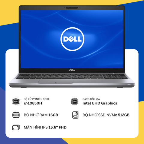 Dell Latitude 5511 (i7-10850H/16GB RAM/SSD 512GB/15.6" FHD)