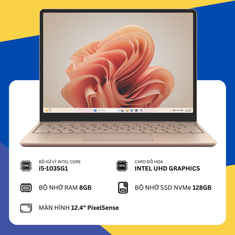 Microsoft Surface Laptop Go (i5-1035G1/8GB RAM/SSD 128GB/12.4" PixelSense Cảm ứng)