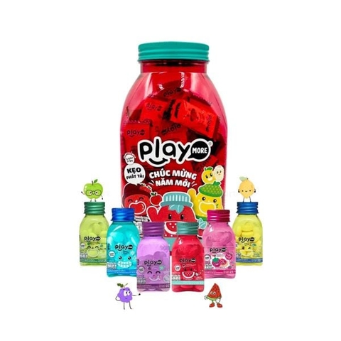 Hộp kẹo the hỗn hợp khổng lồ Playmore 80g