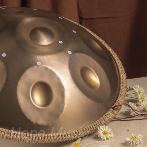 Trống Hang Drum (Hand Pand) 14 Nốt Anca Màu Đồng - Trống Hand Pand 14 Note Màu Đồng