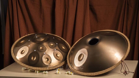 Trống Hang Drum (Hand Pand) 14 Nốt Anca Màu Đồng - Trống Hand Pand 14 Note Màu Đồng