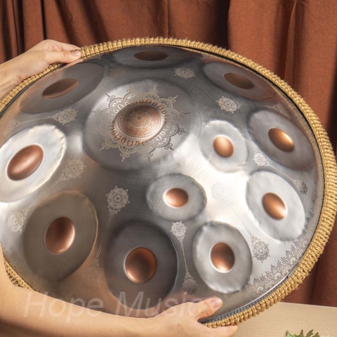 Hang Drum 12 Nốt Màu Bạc