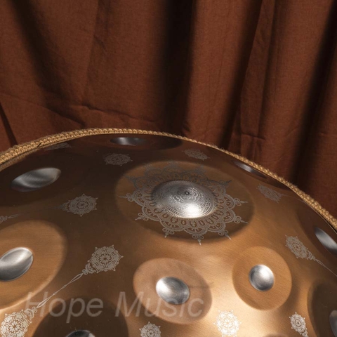 Hang Drum 12 Nốt Mandala Màu Đồng