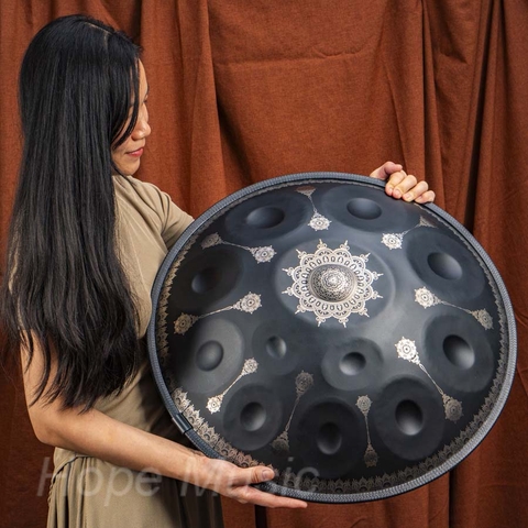 Trống Hang Drum (Hand Pand) 14 Nốt Màu Đen - Trống Hand Pand 14 Note Màu Đen