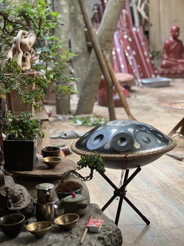 Trống Hang Drum (Hand Pand) 14 Nốt Màu Đen - Trống Hand Pand 14 Note Màu Đen
