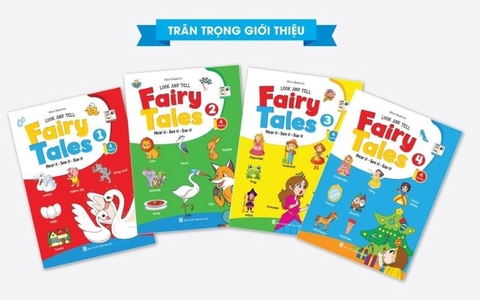 Bộ truyện tranh tư duy hình ảnh tiếng Anh Fairy Tales (Bộ 4 cuốn)