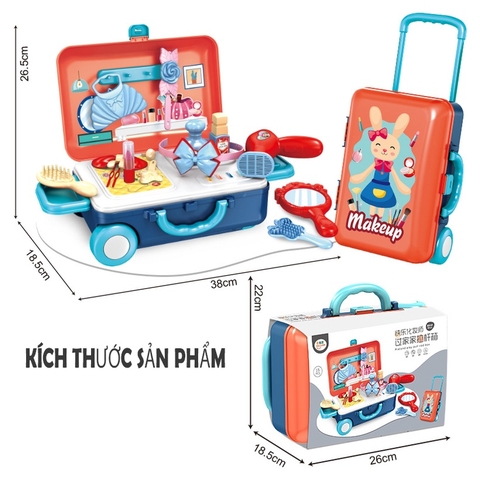 Vali nghề mã 678-116/7/8/9( 4 nghề nấu ăn, kỹ thuật, bác sĩ, trang điểm)