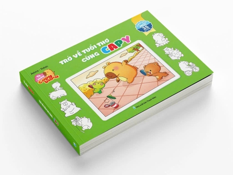 Tô màu Capybara - Trở về tuổi thơ cùng Capy