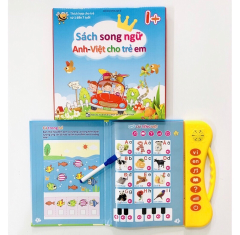 Sách quý song ngữ cho trẻ em Thanh Nga nút trong