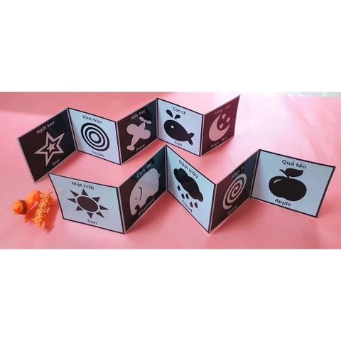 Kích thích thị giác - bản ziczac trắng xanh