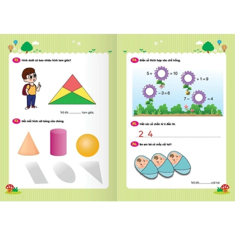 Sách trò chơi toán học - rèn luyện tư duy 2 cuốn