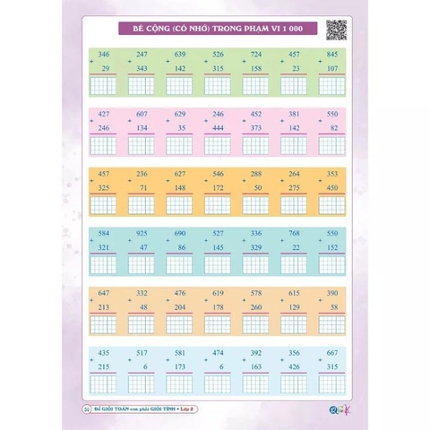 Để giỏi toán con phải giỏi tính --lớp 2 (Giá theo cuốn)