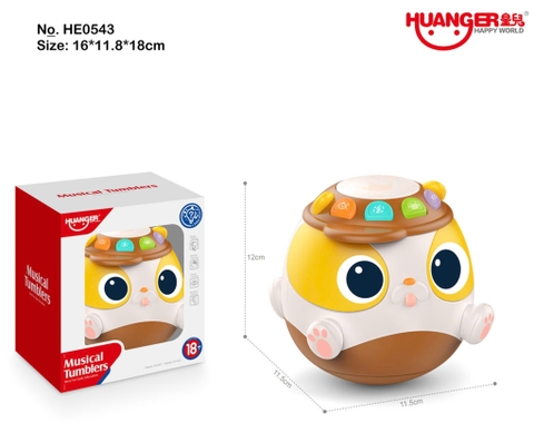 (Giá Đã bao gồm VAT) - Lật đật Chó vàng mã HE0543