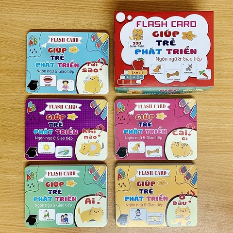 Flash card giúp trẻ phát triển ngôn ngữ và giao tiếp