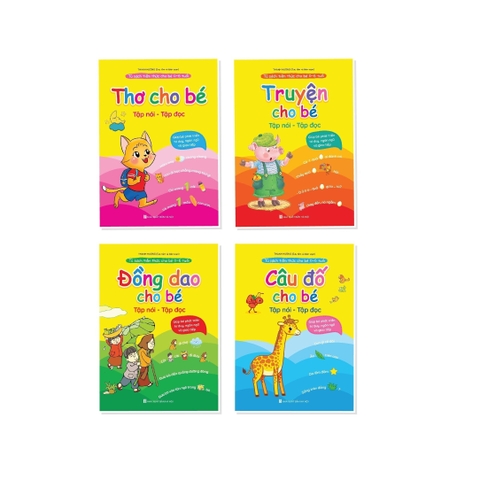 Tủ sách tiềm thức bộ 4 cuốn ( Đồng dao - thơ - truyện - câu đố)