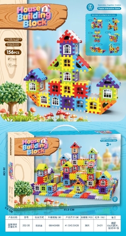 (Giá Đã bao gồm VAT) - Bộ xếp hình 156pcs mã 252-35