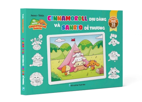 Tô màu Cinnamoroll Sanrio - Cinnamoroll dịu dàng và Sanrio dễ thương