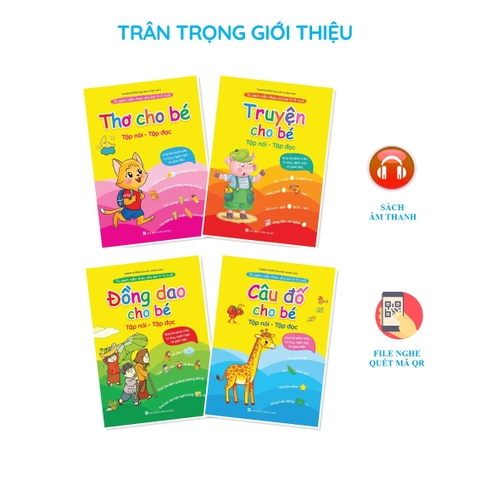 Tủ sách tiềm thức bộ 4 cuốn ( Đồng dao - thơ - truyện - câu đố)