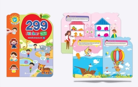 Bộ bóc dán phát triển trí tuệ cảm xúc CQ, IQ, EQ 299+