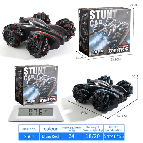 Xe điều khiển 2 mặt mã S664