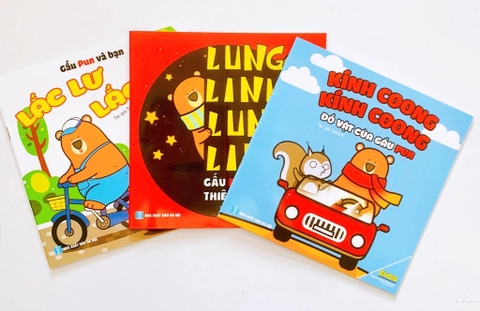 Ehon Gấu Pun 3 cuốn