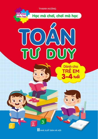 Toán tư duy cho trẻ 3-4t, 112 trang, giá bìa 98k