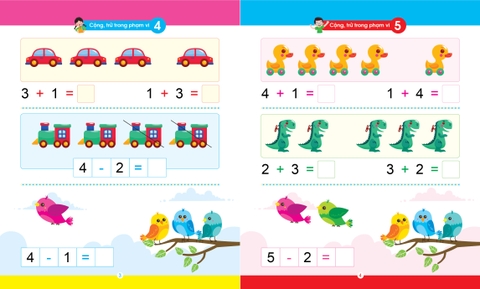 Bộ làm toán không sợ sai 4 cuốn tặng kèm 2 bút có đầu xóa