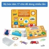 (GIÁ 1 THÙNG đã gồm VAT) - Đồ chơi bóc dán (con vật, phương tiện, chữ cái) model: G065