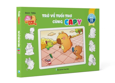 Tô màu Capybara - Trở về tuổi thơ cùng Capy