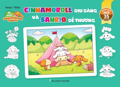 Tô màu Cinnamoroll Sanrio - Cinnamoroll dịu dàng và Sanrio dễ thương