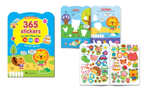 Bộ sách 365 sticker bóc dán thông minh 6 cuốn