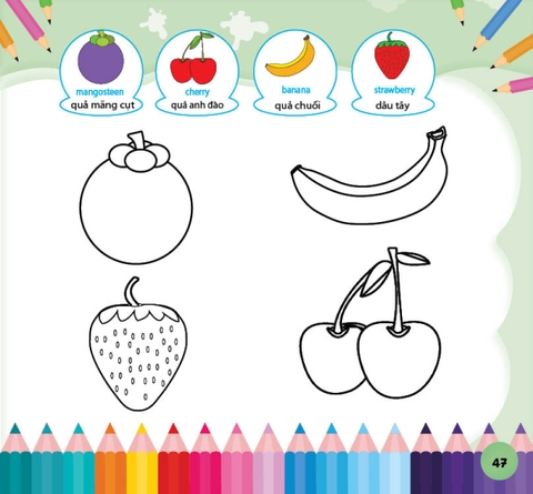 Tô màu song ngữ 9999 hình