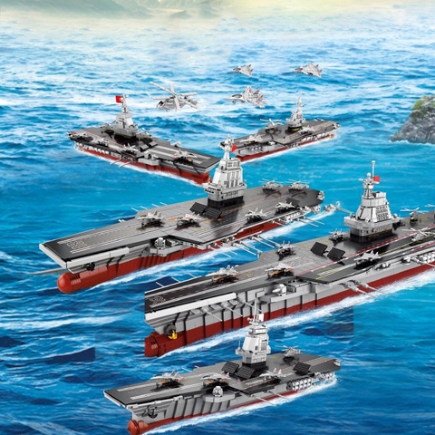 Bộ xếp hình tàu chiến 768pcs mã 8987