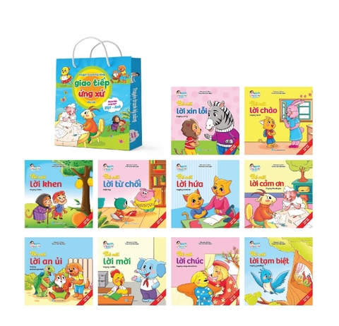 Túi 10 cuốn kỹ năng giao tiếp ứng xử