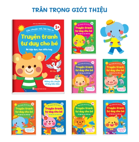 Bộ truyện tranh tư duy cho bé 8 cuốn