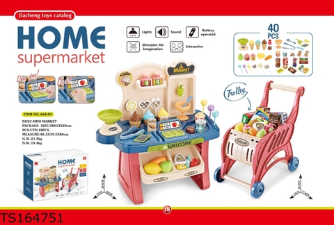 Xe đẩy siêu thị 668-83 or Xe đẩy siêu thị (bếp nấu ăn)