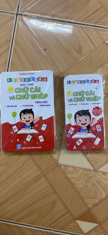 Thẻ chữ cái và chữ ghép size 10*15cm