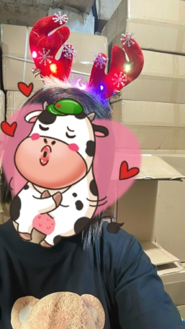 Bờm noel phát sáng 70023 túi 12cai CÓ ĐÈN