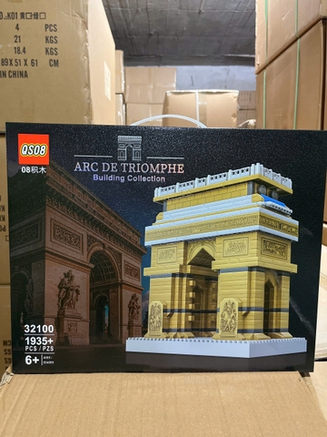 Bộ xếp hình Khải Hoàn Môn 1935pcs mã 32100