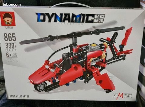 Bộ xếp hình máy bay trực thăng 330pcs mã 865