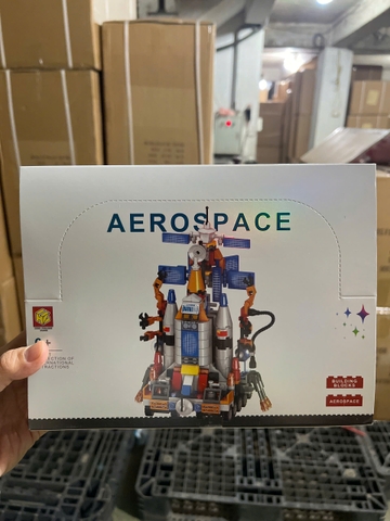 Bộ xếp hình xây dựng vũ trụ 12 mẫu mã HE-24072 (Bán lốc 12 hộp