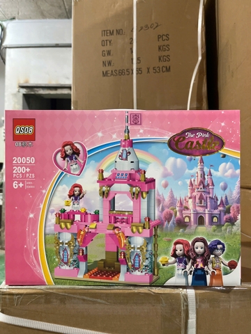 Bộ xếp hình lâu đài 200pcs mã 20050