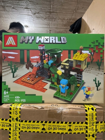 Bộ xếp hình Minecraft 410pcs mã 44112