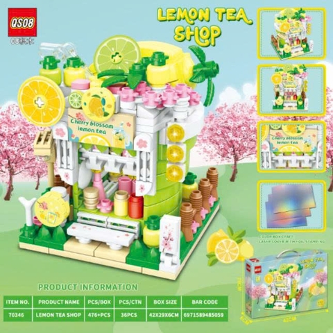 Bộ xếp hình cửa hàng nước chanh 476pcs mã 70346