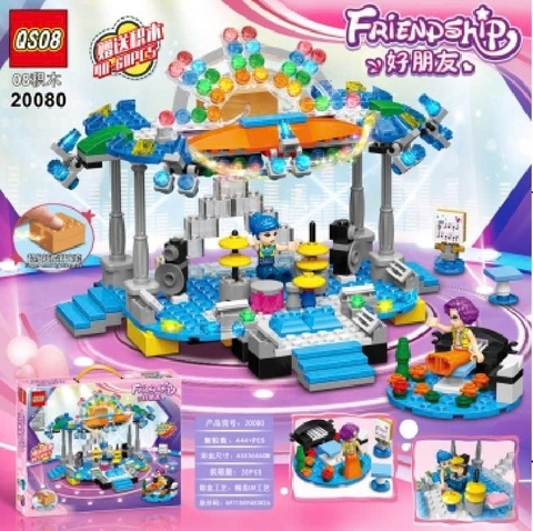 Bộ xếp hình bạn thân 444pcs mã 20080