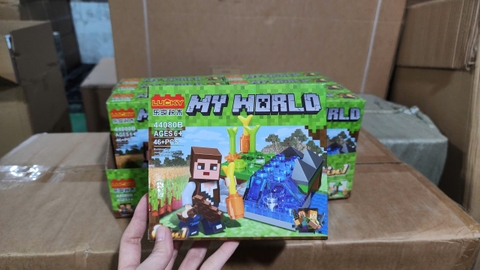 Bộ xếp hình Minecraft mã 44080B ( Bán theo khay x 8 hộp)
